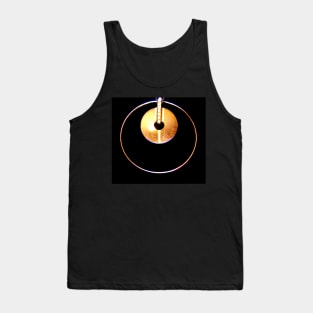 GEOMETRIC BLACK GOLD PENDANT DESIGN Tank Top